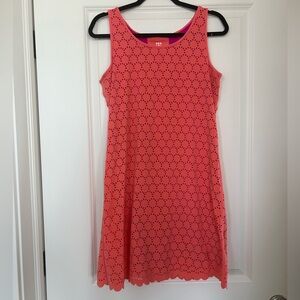 Title Nine Coral Pink Nimblene Sleeveless Tank Dress Medium